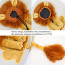 Lion-Shaped Pet Canvas Shoulder Bag