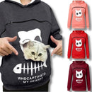 Cat Lovers Hoodies Cuddle Pouch